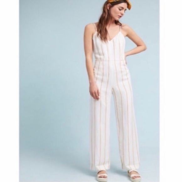 Anthropologie Pants - NWT Anthropologie The Essential Striped Romper Jumpsuit Sz 8!